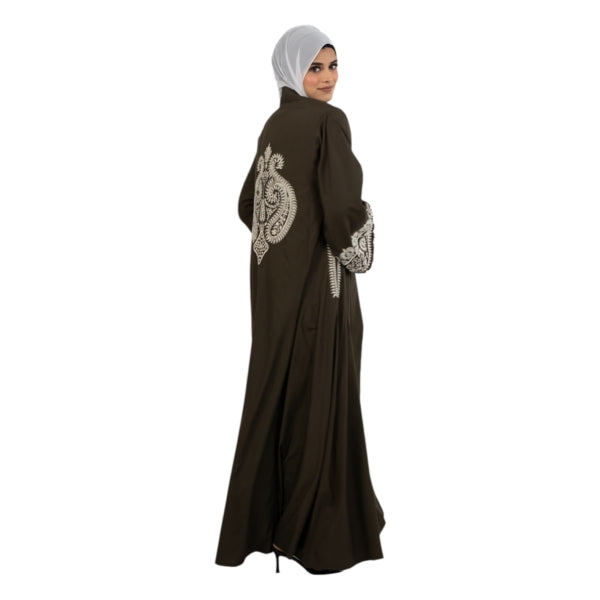 Olive Luxury Embroidered Kimono ASAK-804