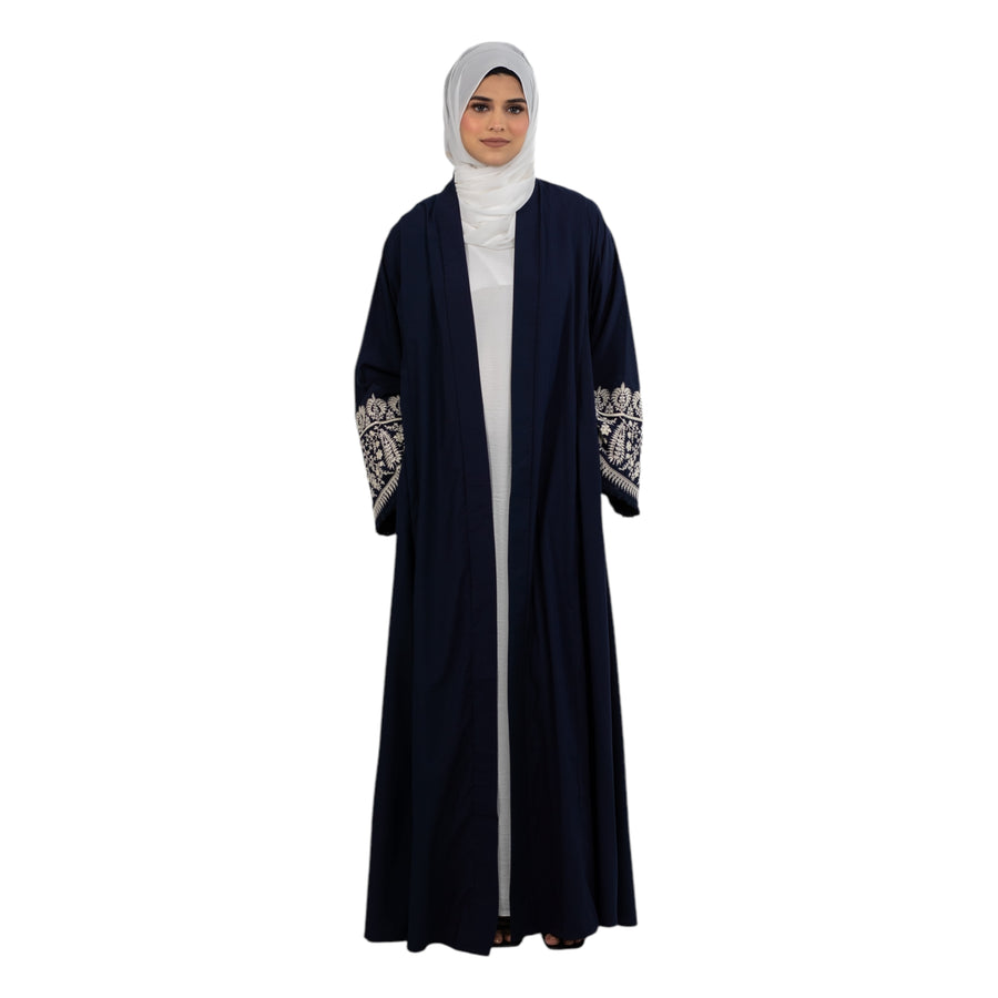 Navy Luxury Embroidered Kimono ASAK-804