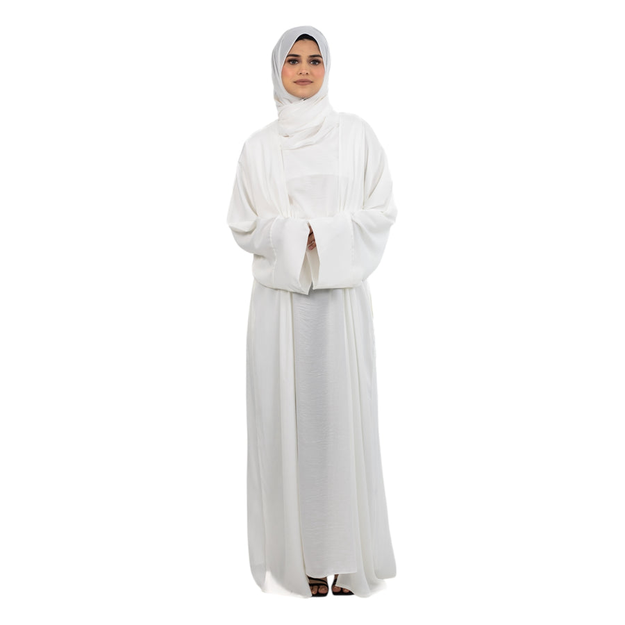 Off White Satin Kimono ASL-627