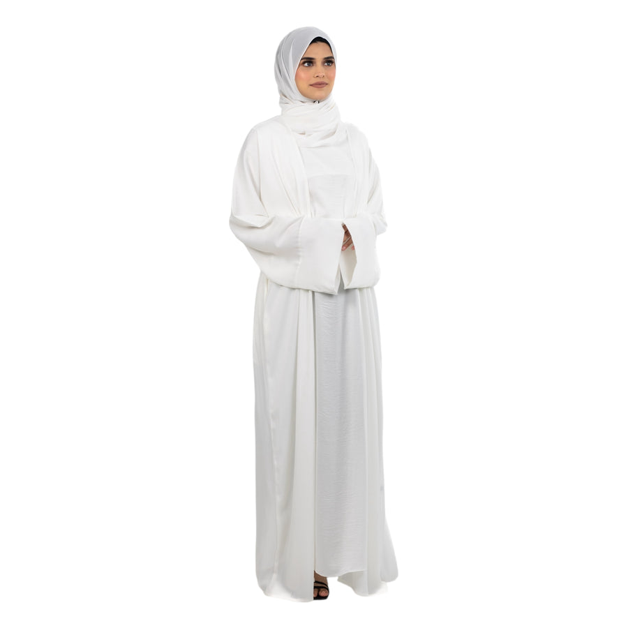 Off White Satin Kimono ASL-627