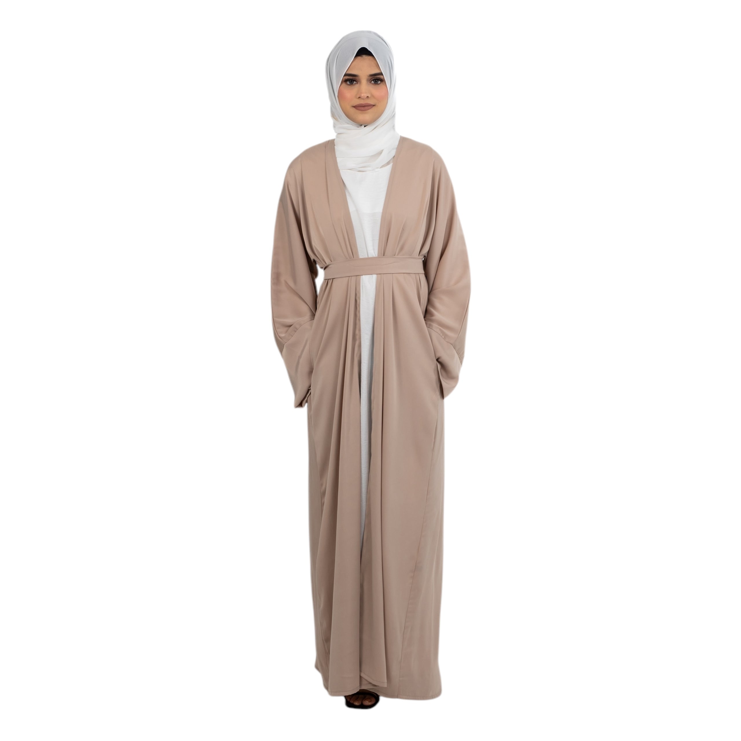Beige Satin Kimono ASL-627