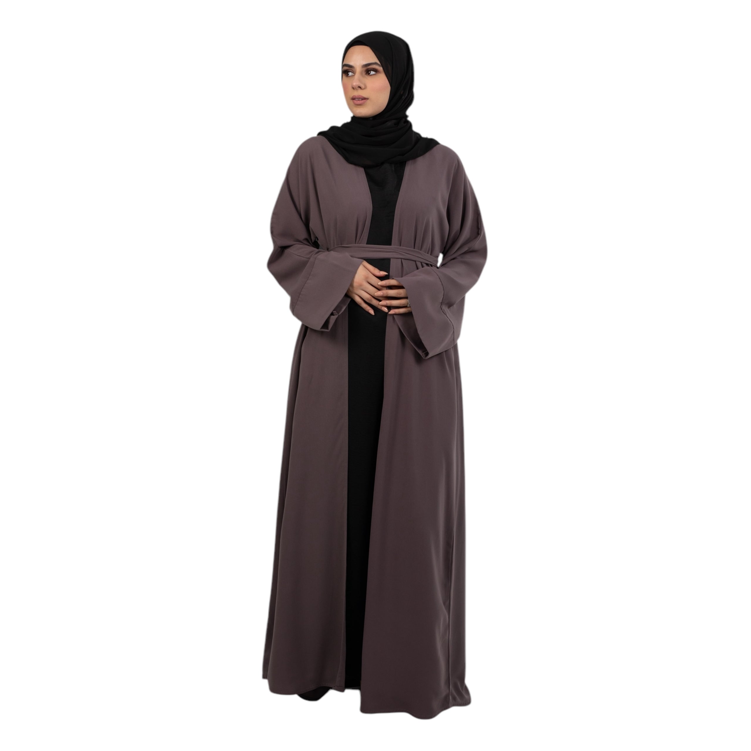 Mauve Basic Kimono ASL-626