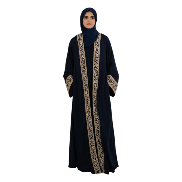 Navy Celine Embroidered ASAK-914