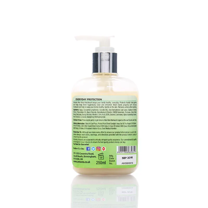Anti-Bacterial Handwash with Aloe Vera 250ml