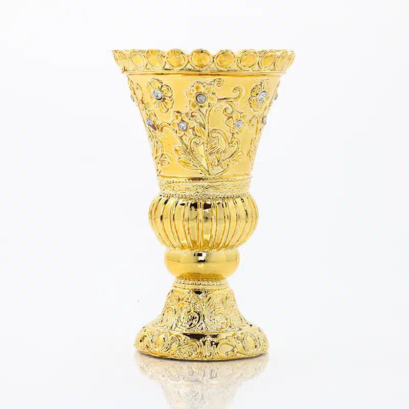 Small Gold Bukhoor Burner Edged AMO853G