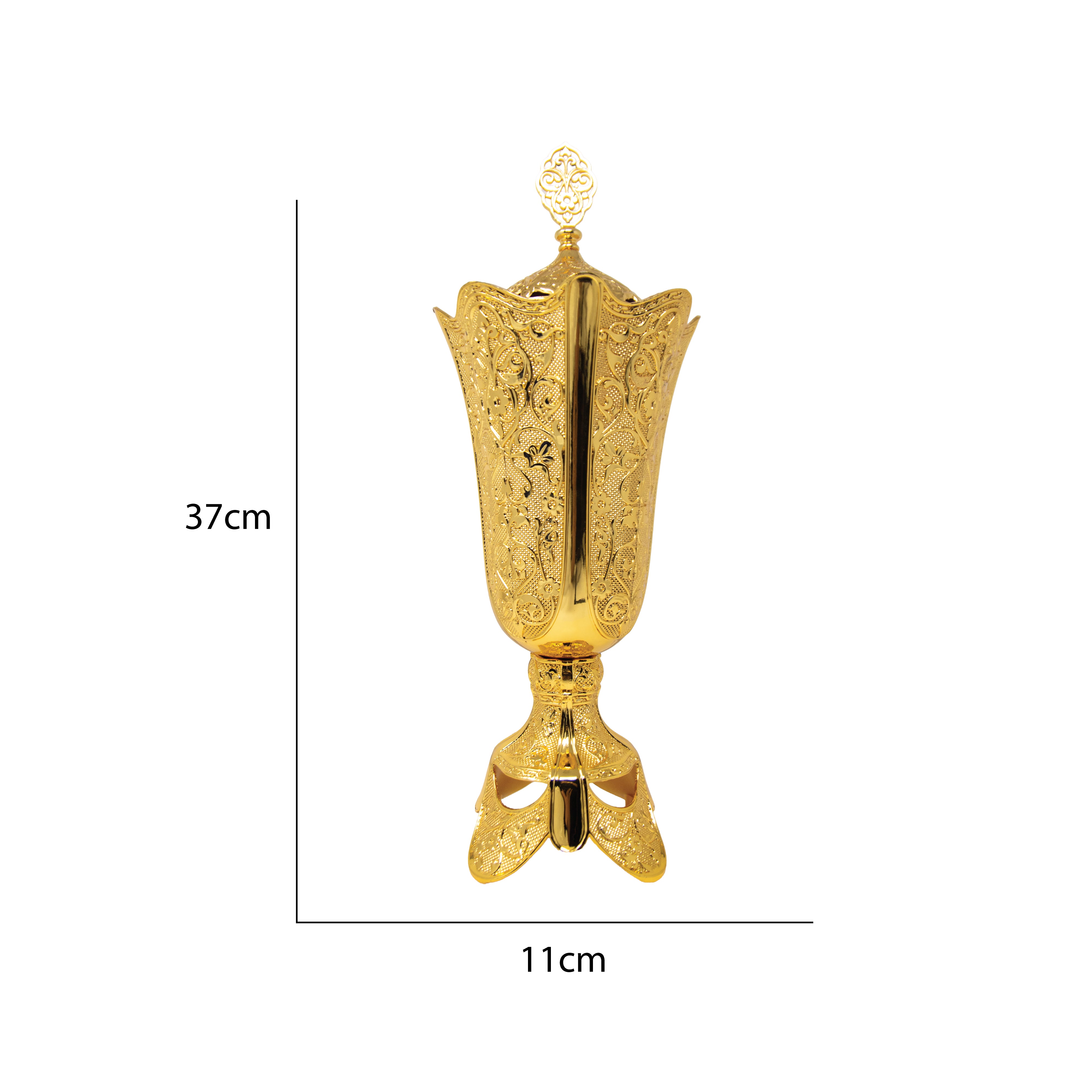 Gold Lidded Bakhoor Burner AM00865