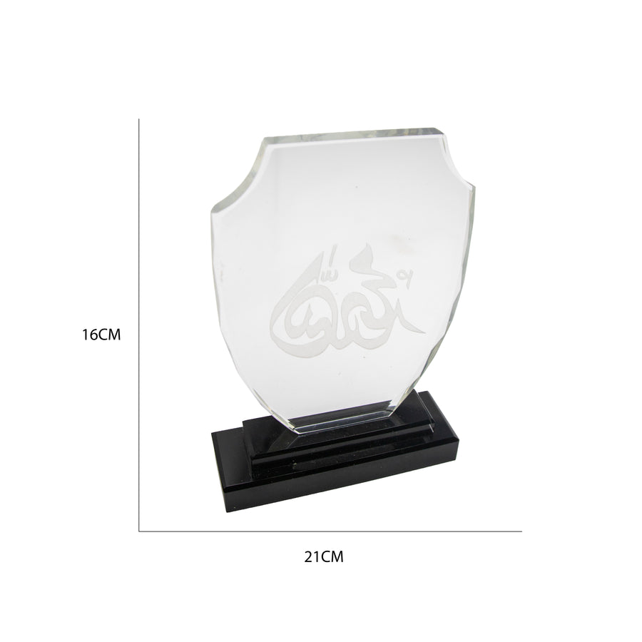 Allah & Muhammad Small Glass Ornament 650