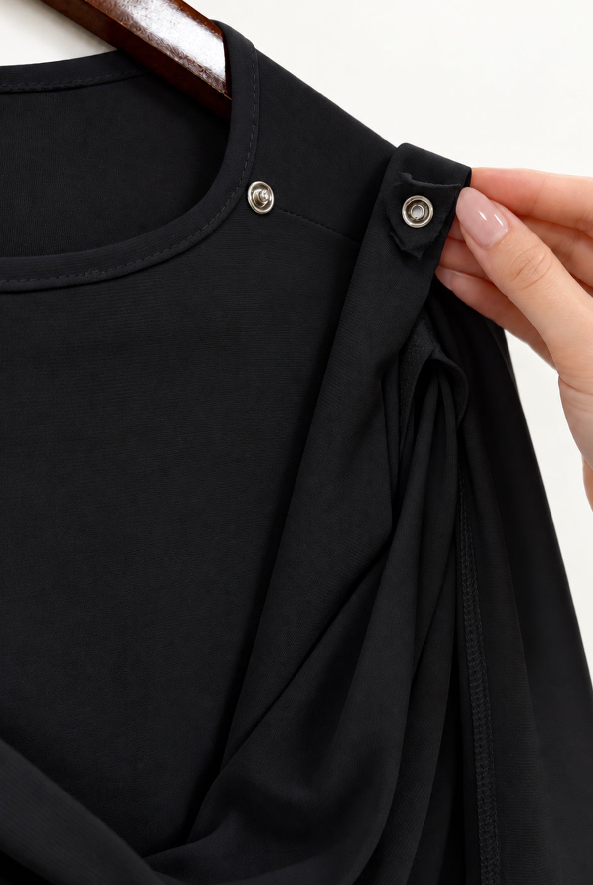 Huda Abaya with Hijab Black 520671