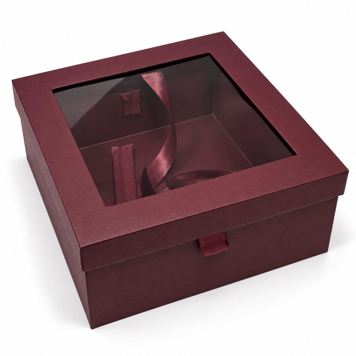 Empty Gift Box Maroon