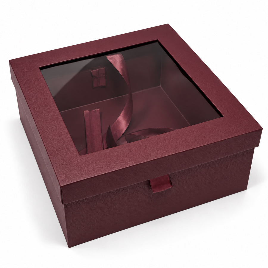 Empty Gift Box Maroon