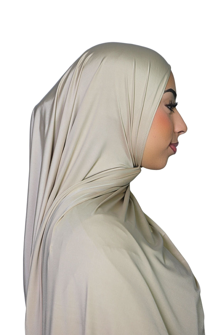 Liquid Jersey Hijab Ivory Col 22