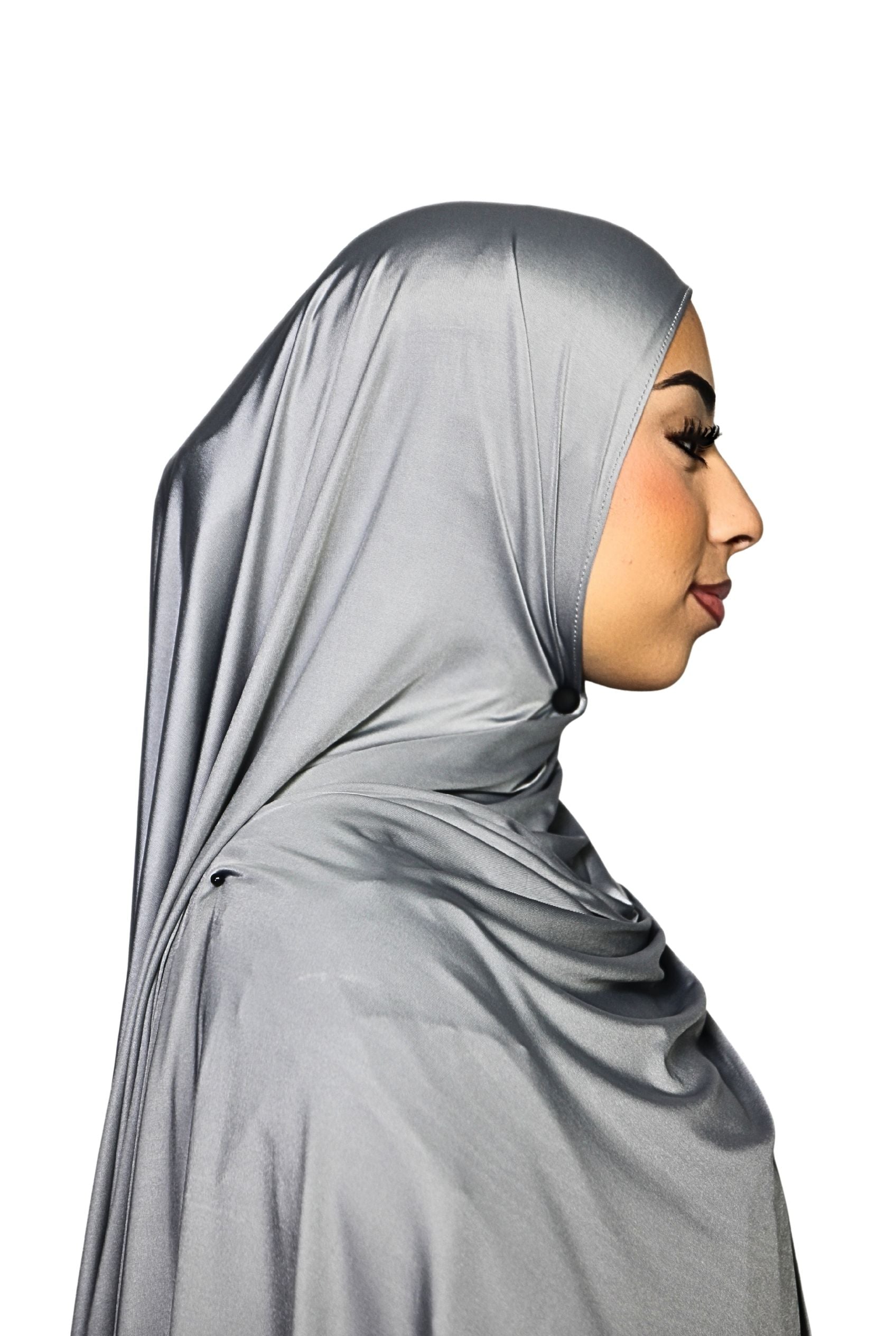 Liquid Jersey Hijab Grey Col  26