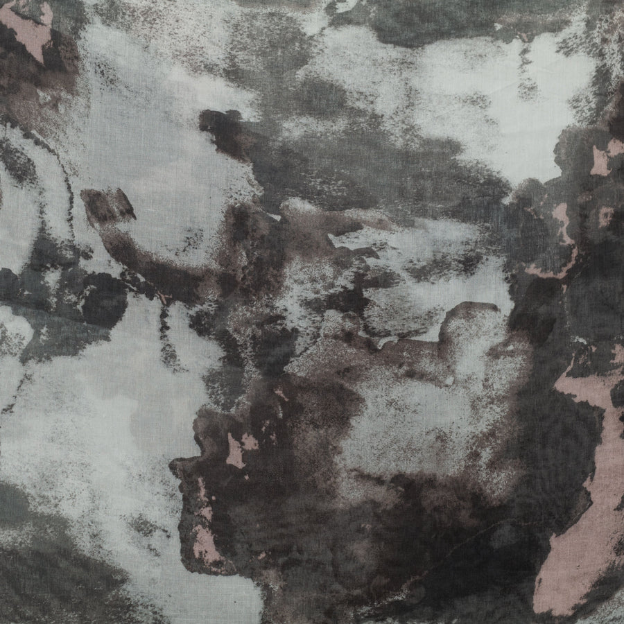 Watercolor Smooth Modal Hijab Grey Pink