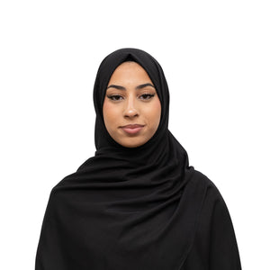 Exclusive Cotton Hijab Black Col 70