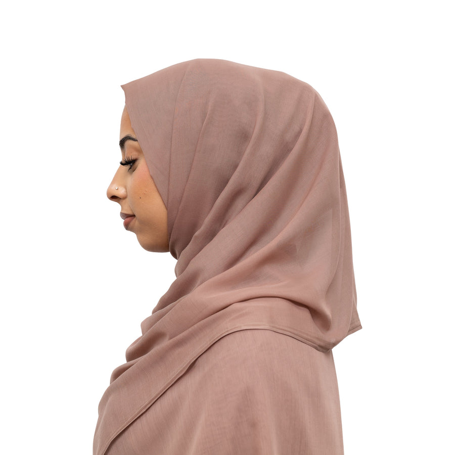 Exclusive Cotton Hijab Coffee Brown Col 7