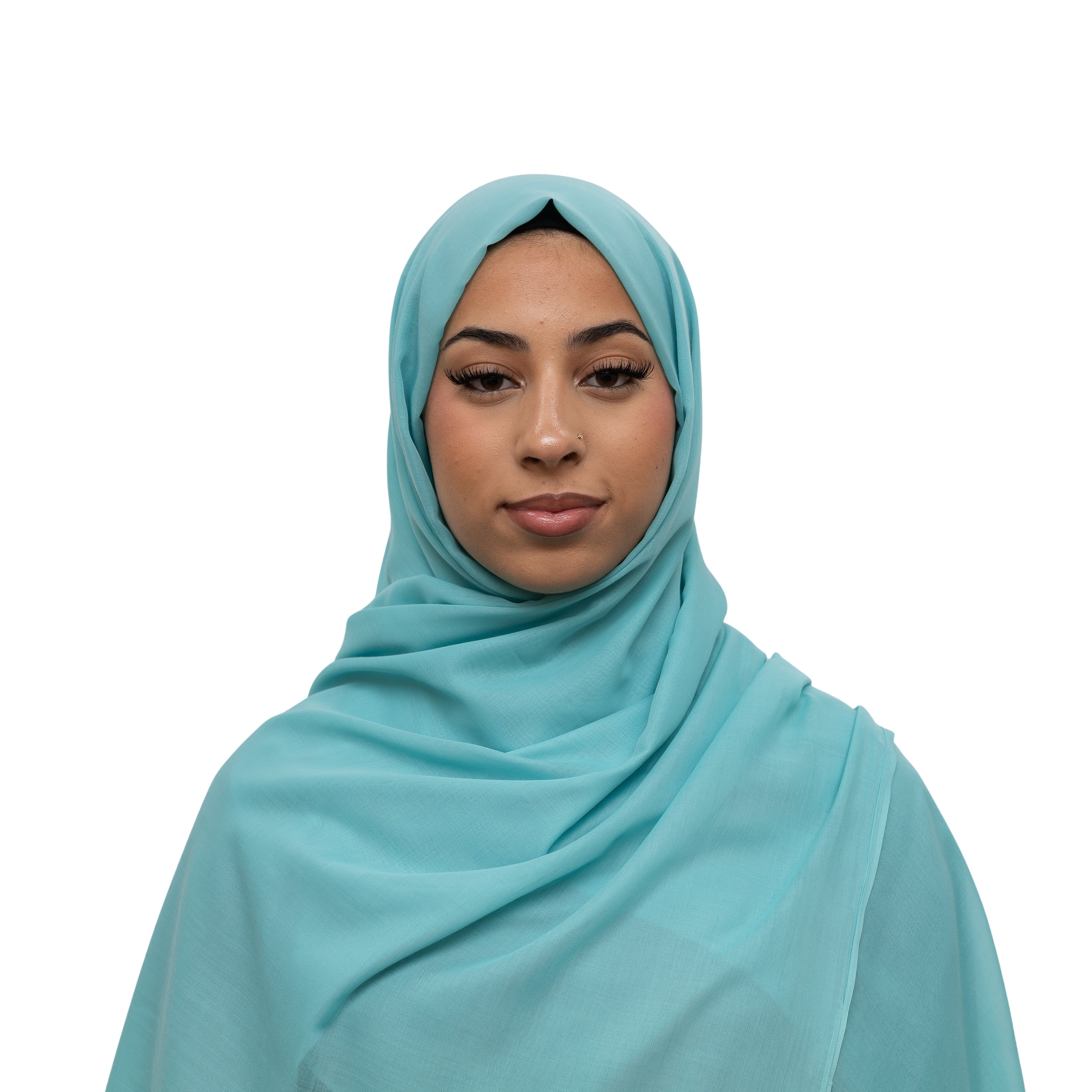 Exclusive Cotton Hijab Ferozi Col 58