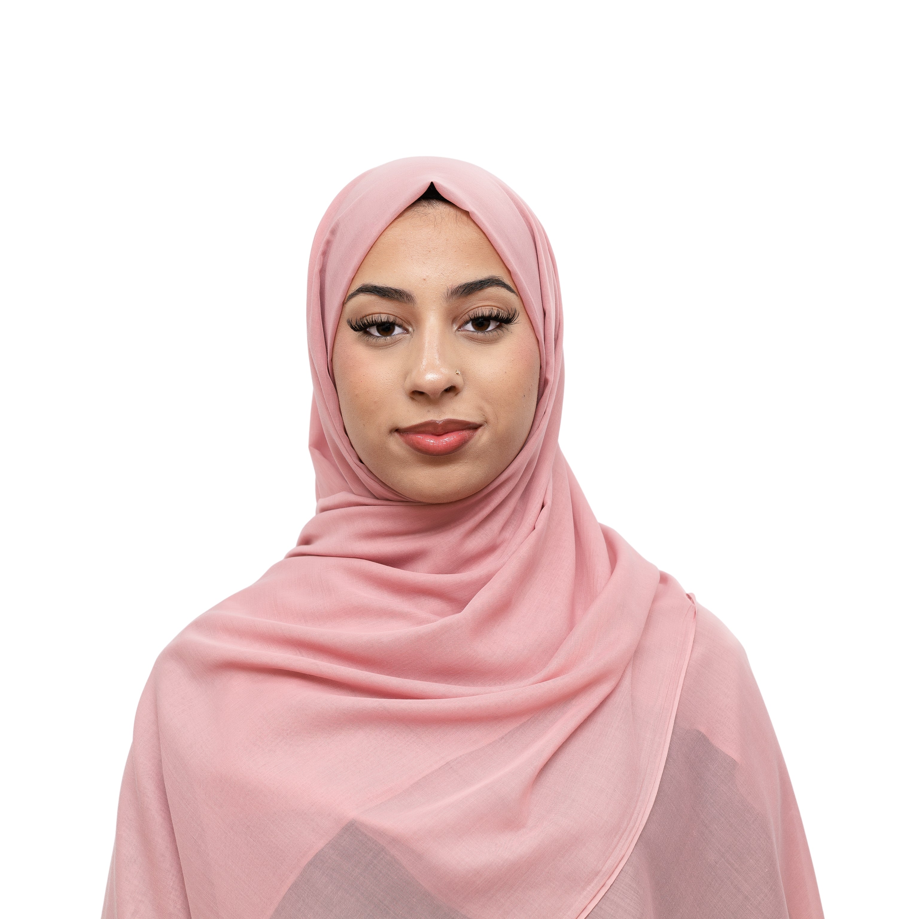 Exclusive Cotton Hijab Party Pink Col 15