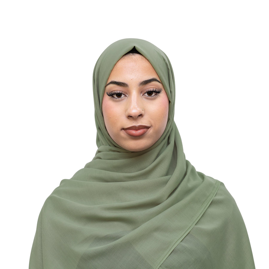 Exclusive Cotton Hijab Mint Col 48