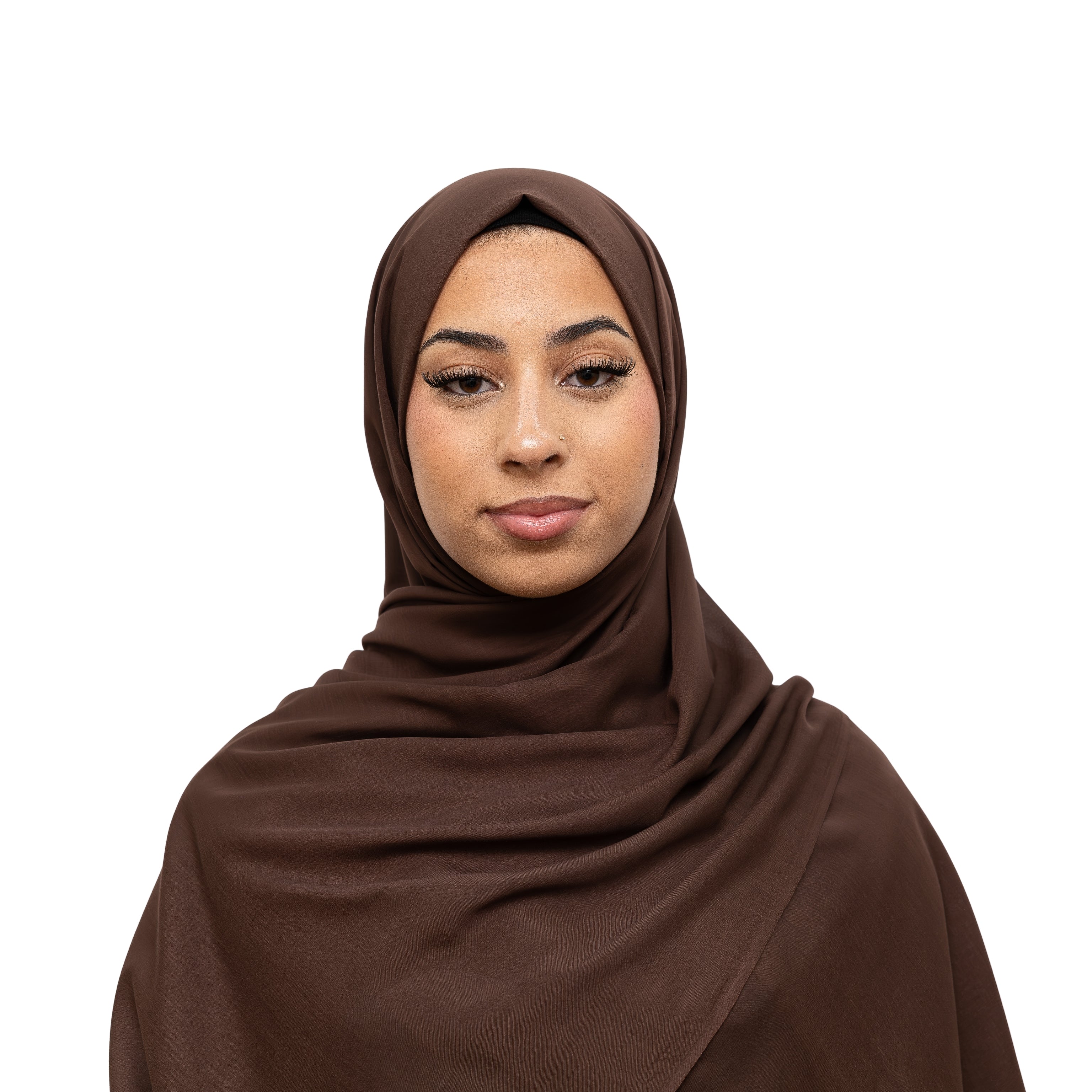 Exclusive Cotton Hijab Chocolate Col 8