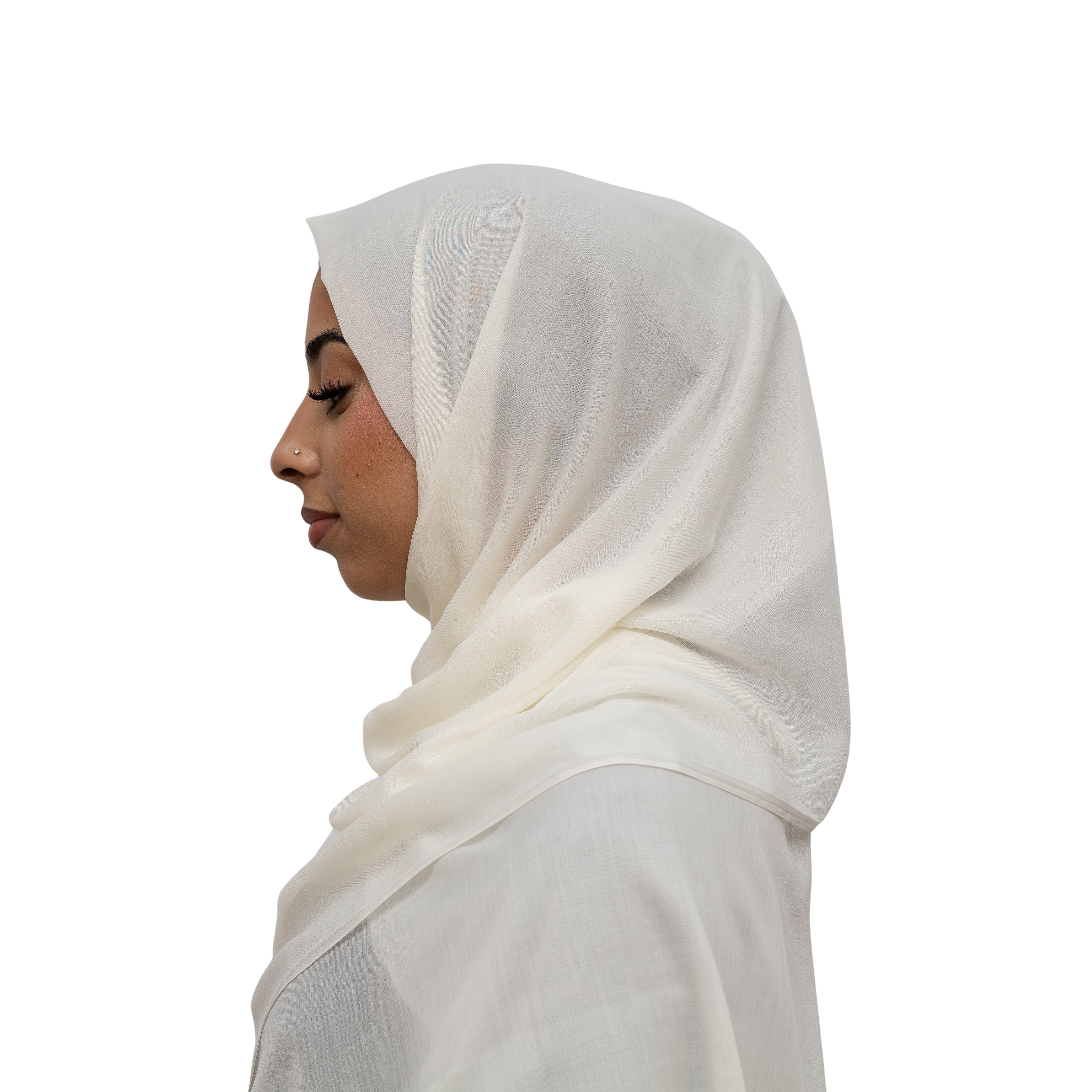 Exclusive Cotton Hijab Cream Col 2