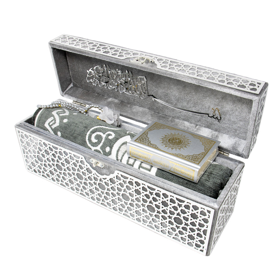 Exclusive Quran Gift Set Gray 0431