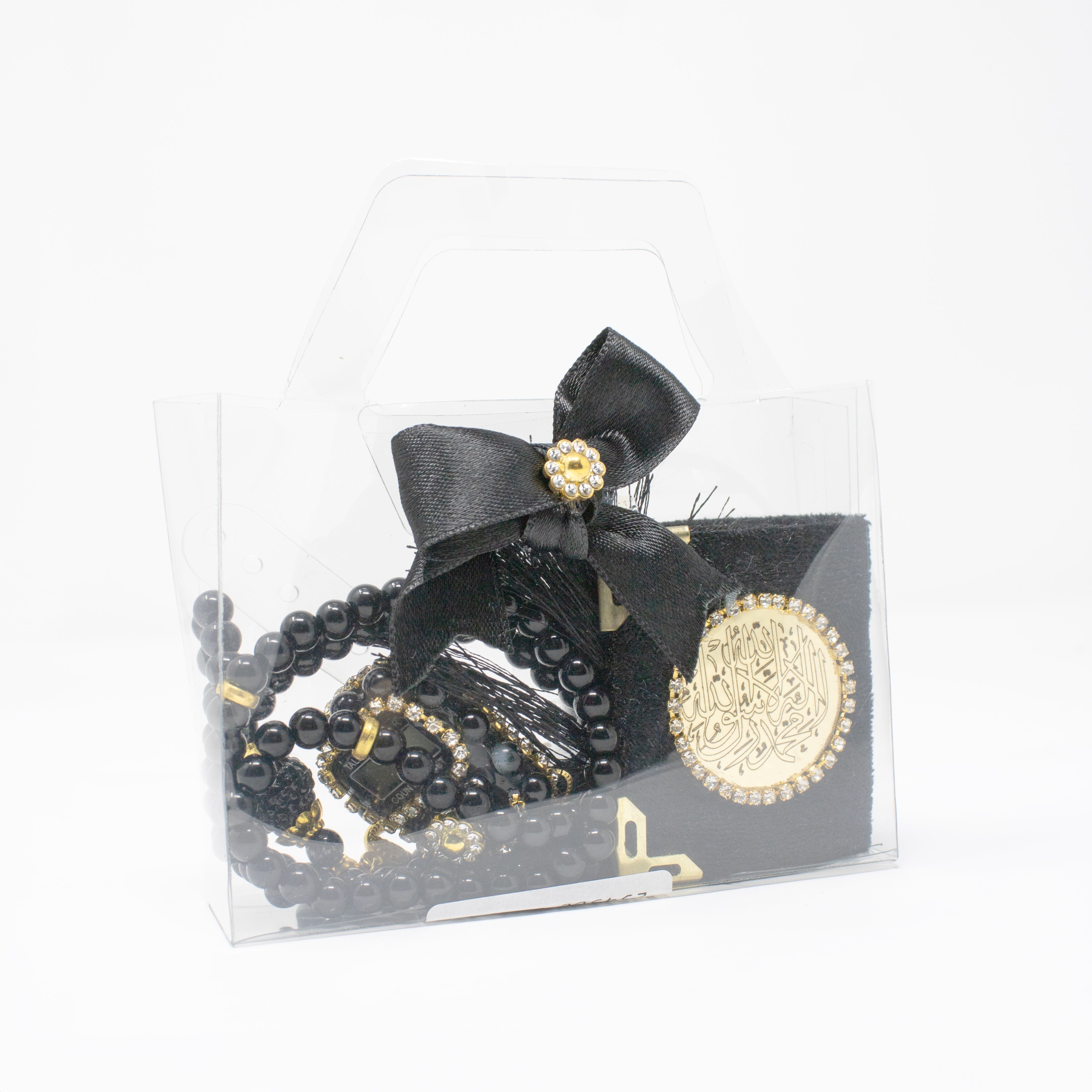 Wedding Favour Mini Quran And 2 Type Tasbih Black 0994