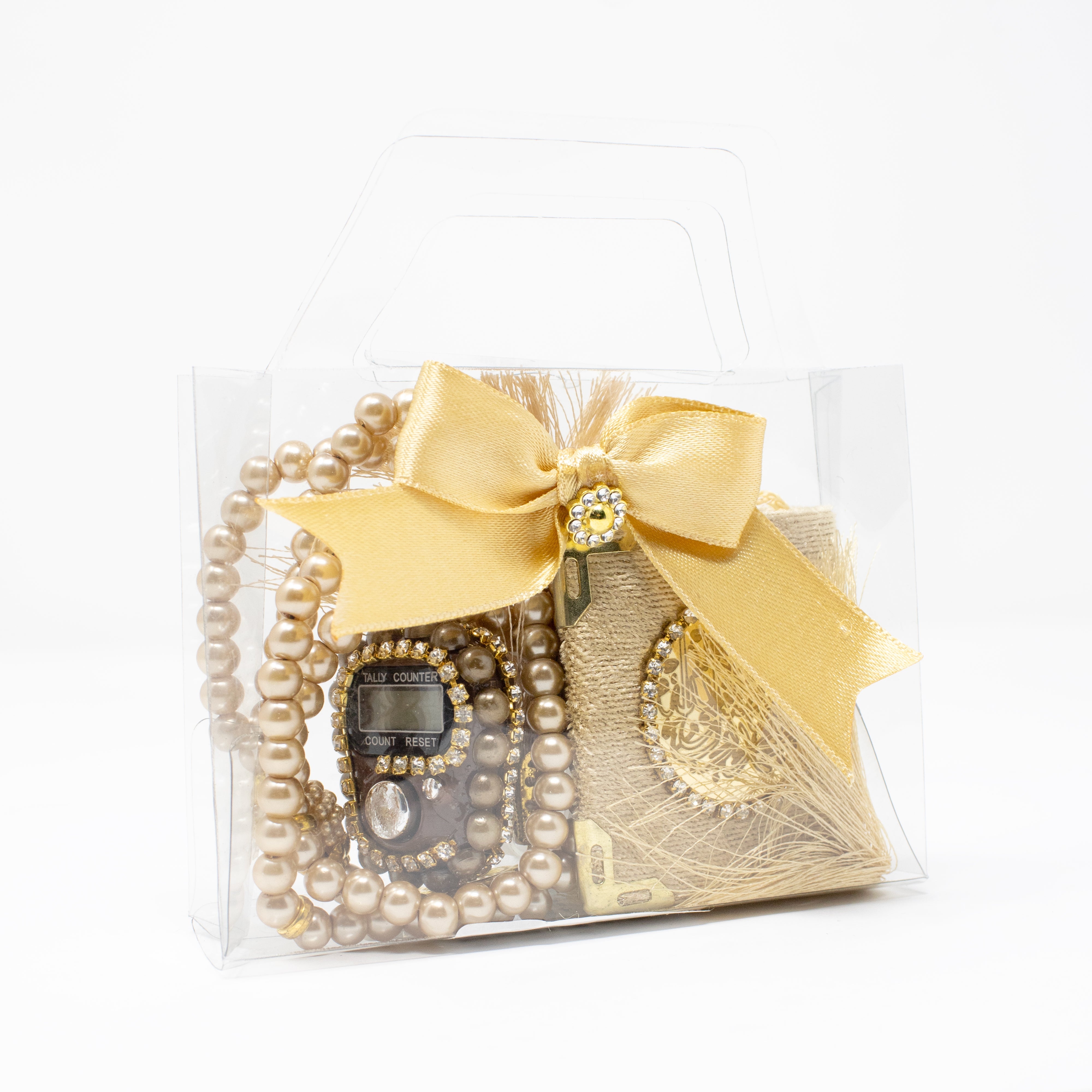 Wedding Favour Mini Quran And 2 Type Tasbih Gold 0994