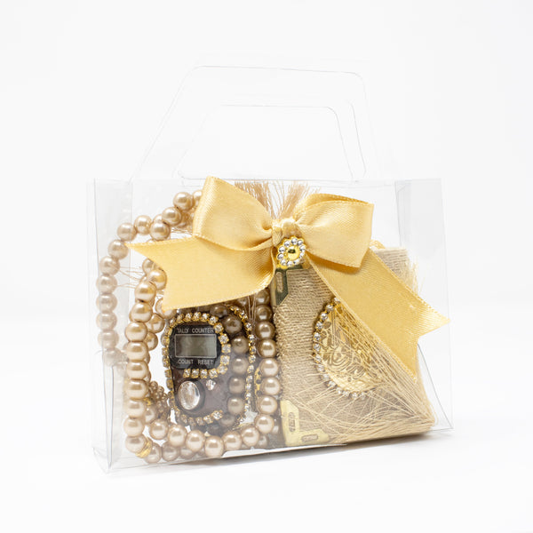 Wedding Favour Mini Quran And 2 Type Tasbih Gold 0994