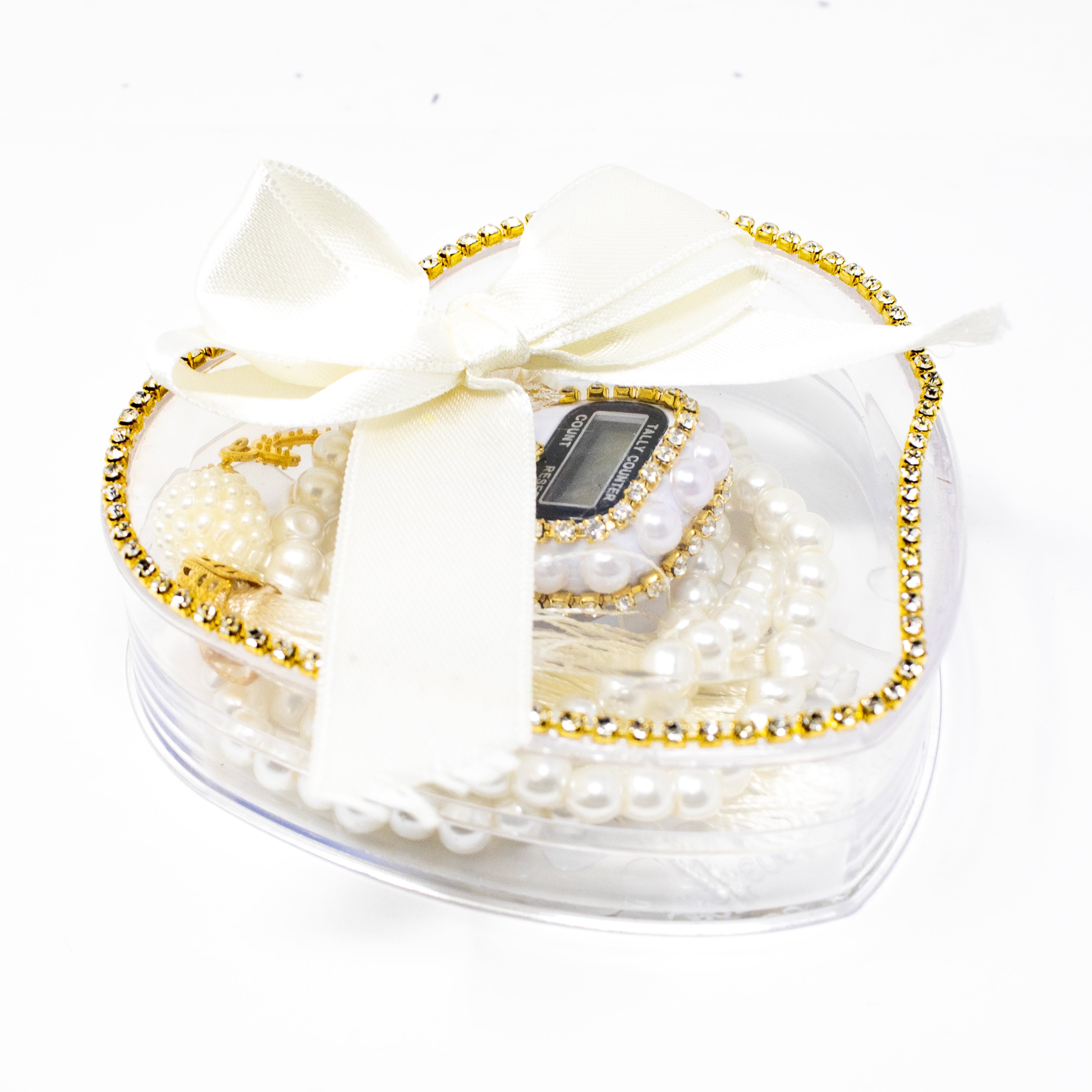 Large Wedding Favour 2 Type Tasbih Cream 0990