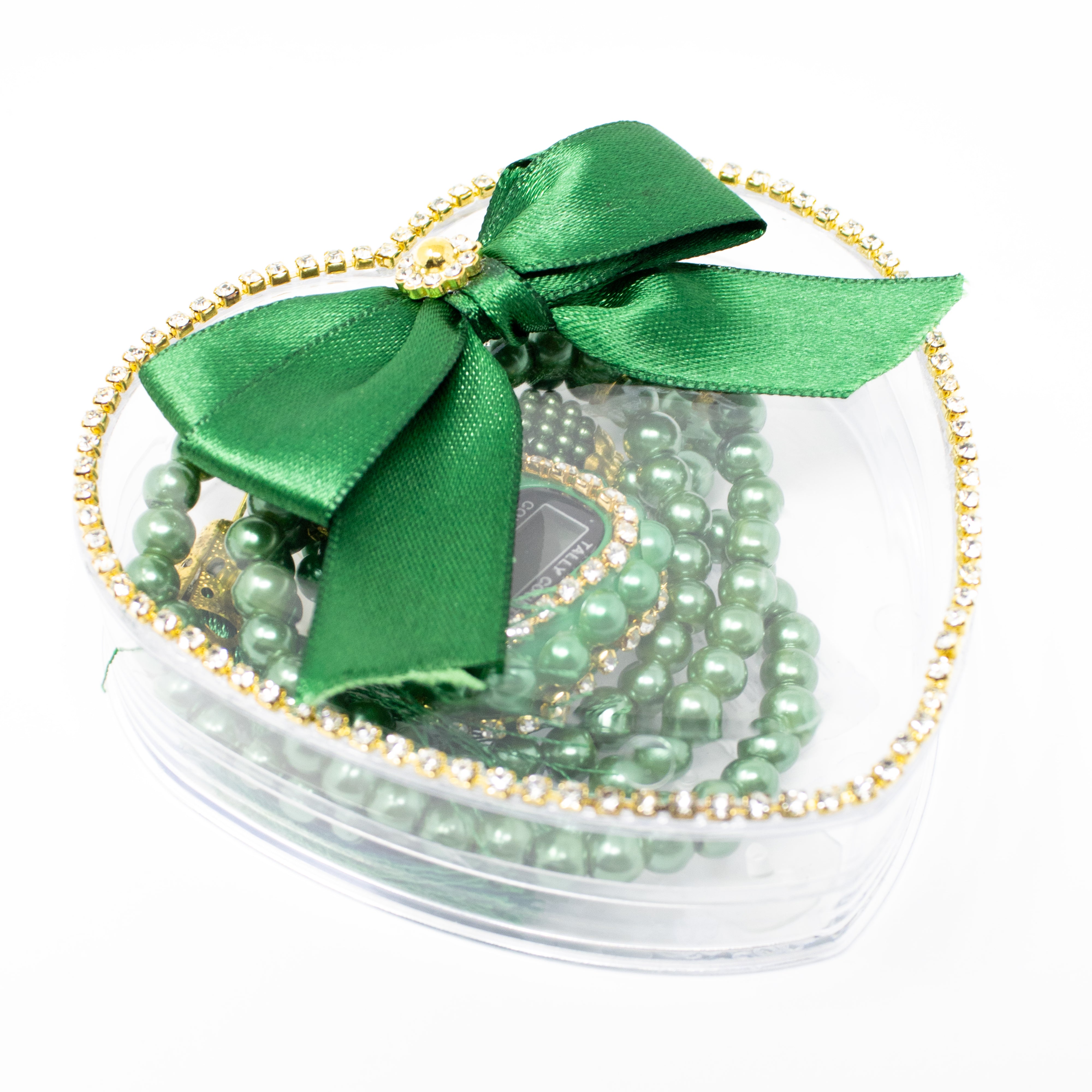 Large Wedding Favour 2 Type Tasbih Green 0990
