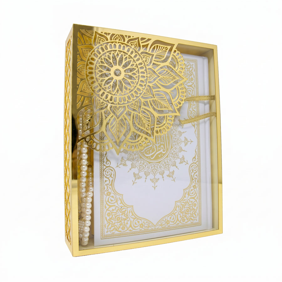 Luxurious Quran Gift Set Cream 1558