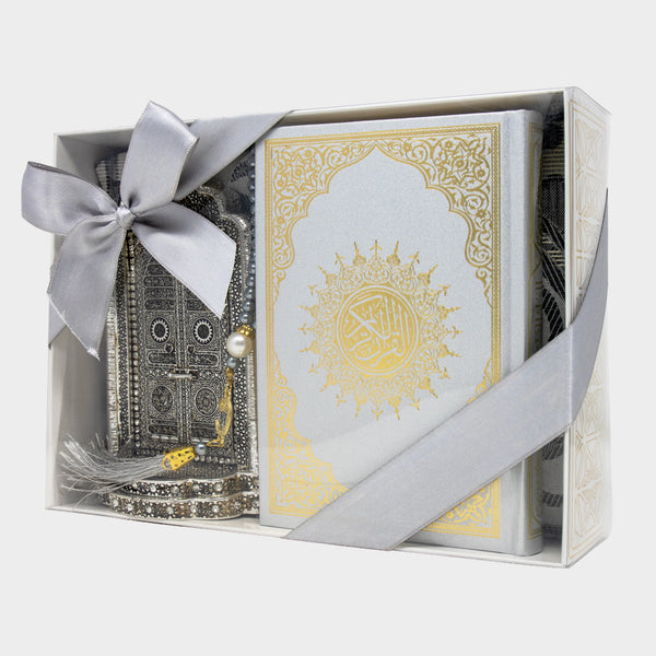 Limited Kabah Quran Gift Set Silver 1711