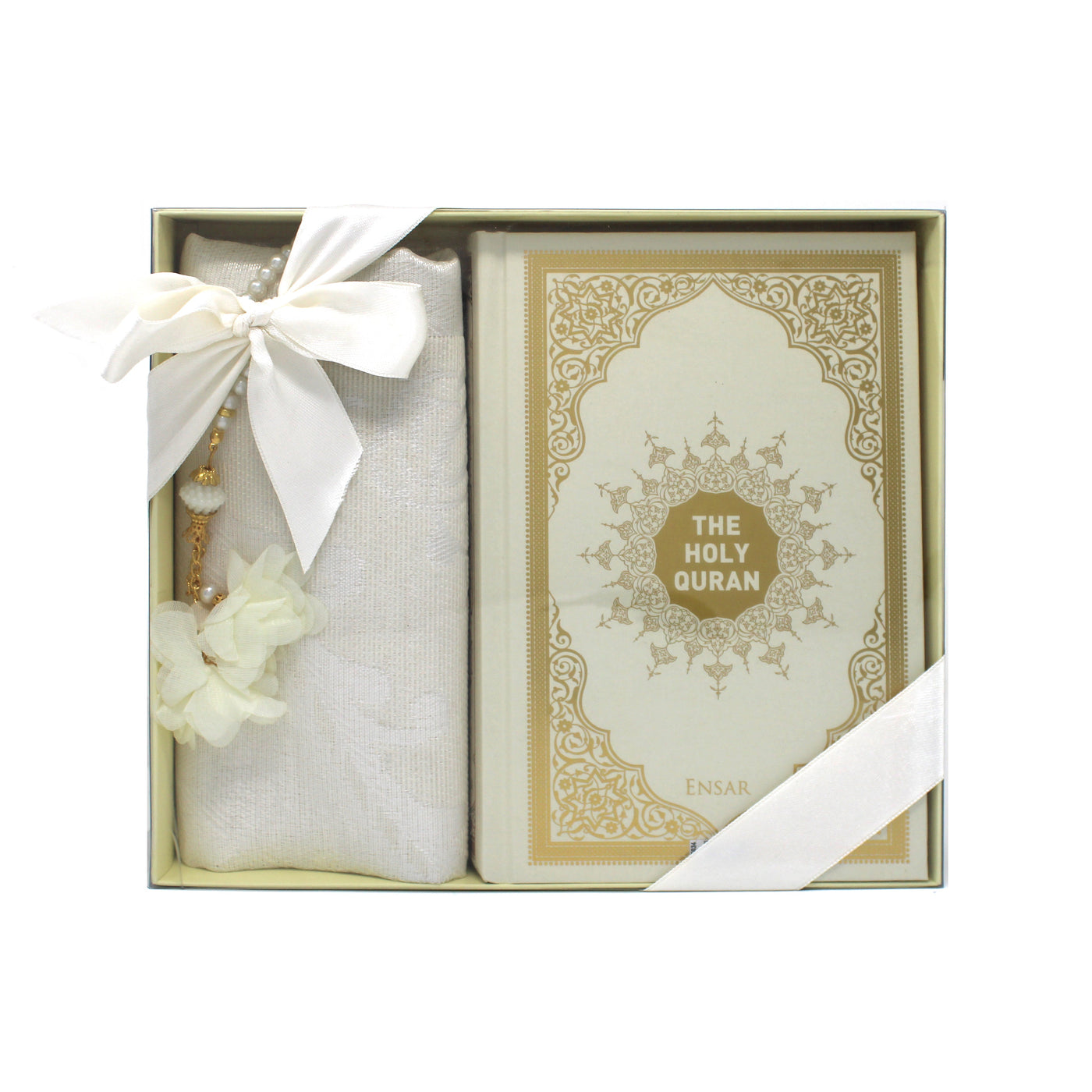 Cream English Translation Quran Gift Set 21012