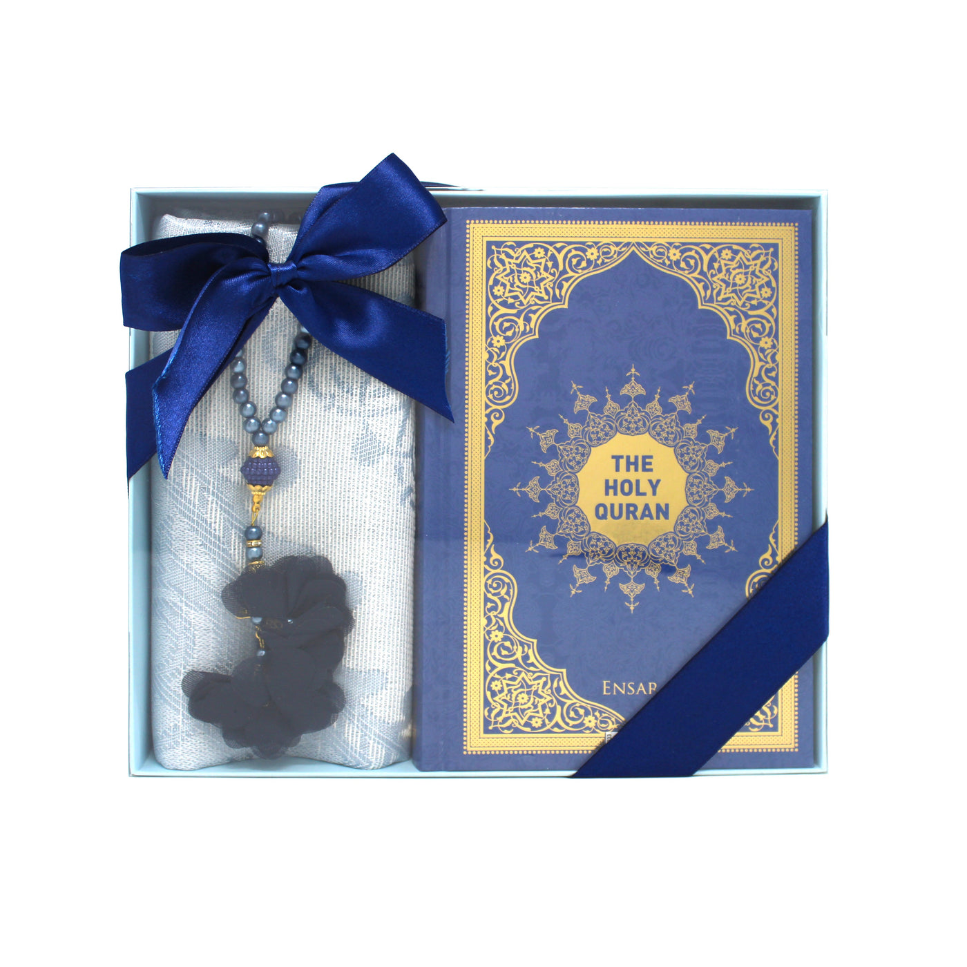 Navy English Translation Quran Gift Set 21012