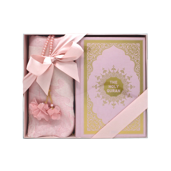 Pink English Translation Quran Gift Set 21012