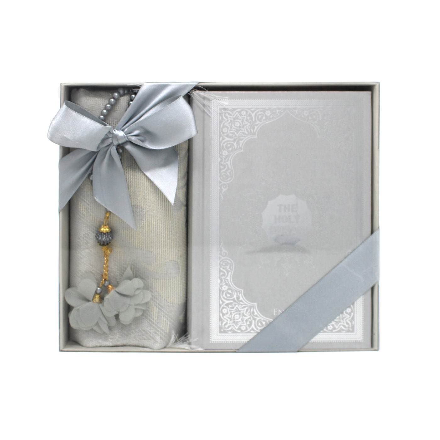 Grey English Translation Quran Gift Set 21012