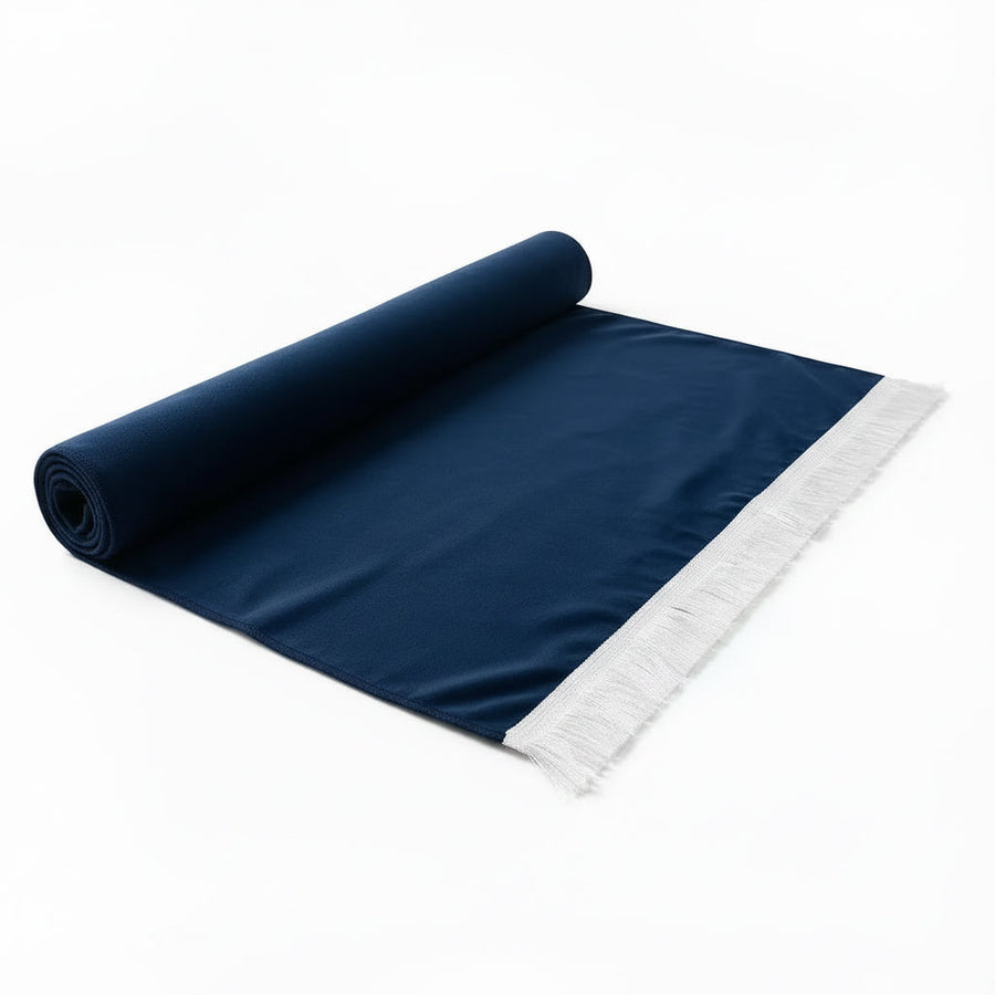 Plain Soft Touch Velvet Prayer Mat Navy AMTY 5022