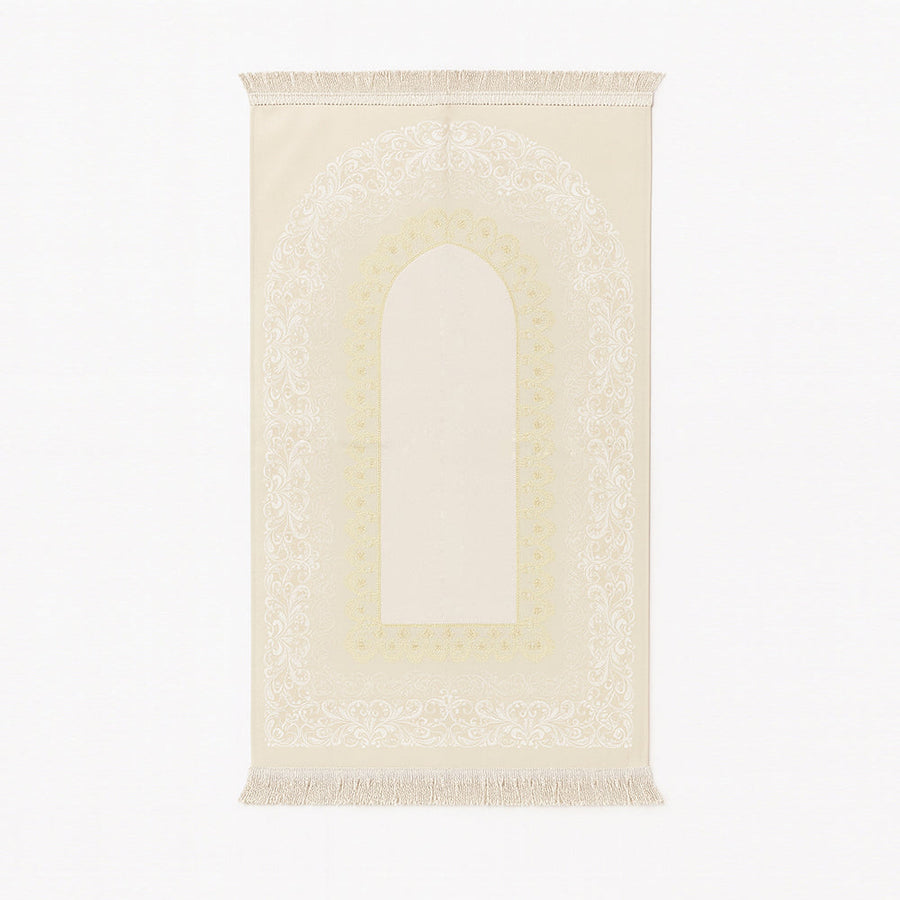 Luxury Satin Prayer Mat Cream AMTY 5048
