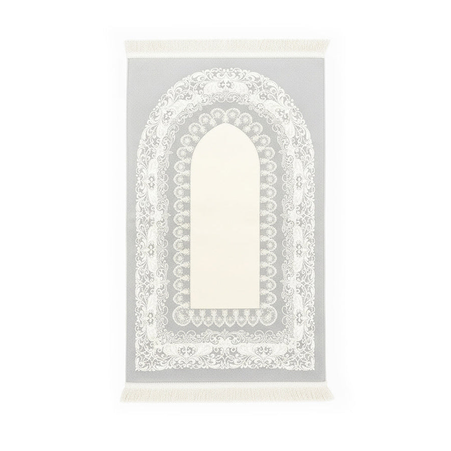 Luxury Satin Prayer Mat Grey AMTY 5048