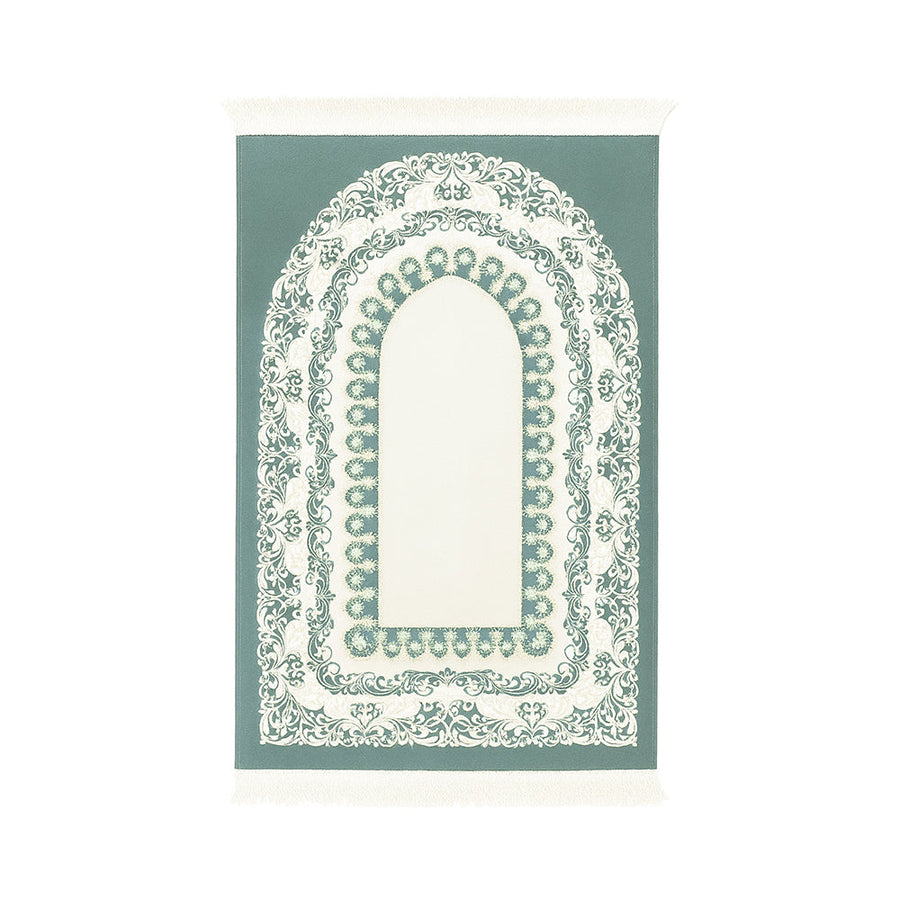 Luxury Satin Prayer Mat Green AMTY 5048