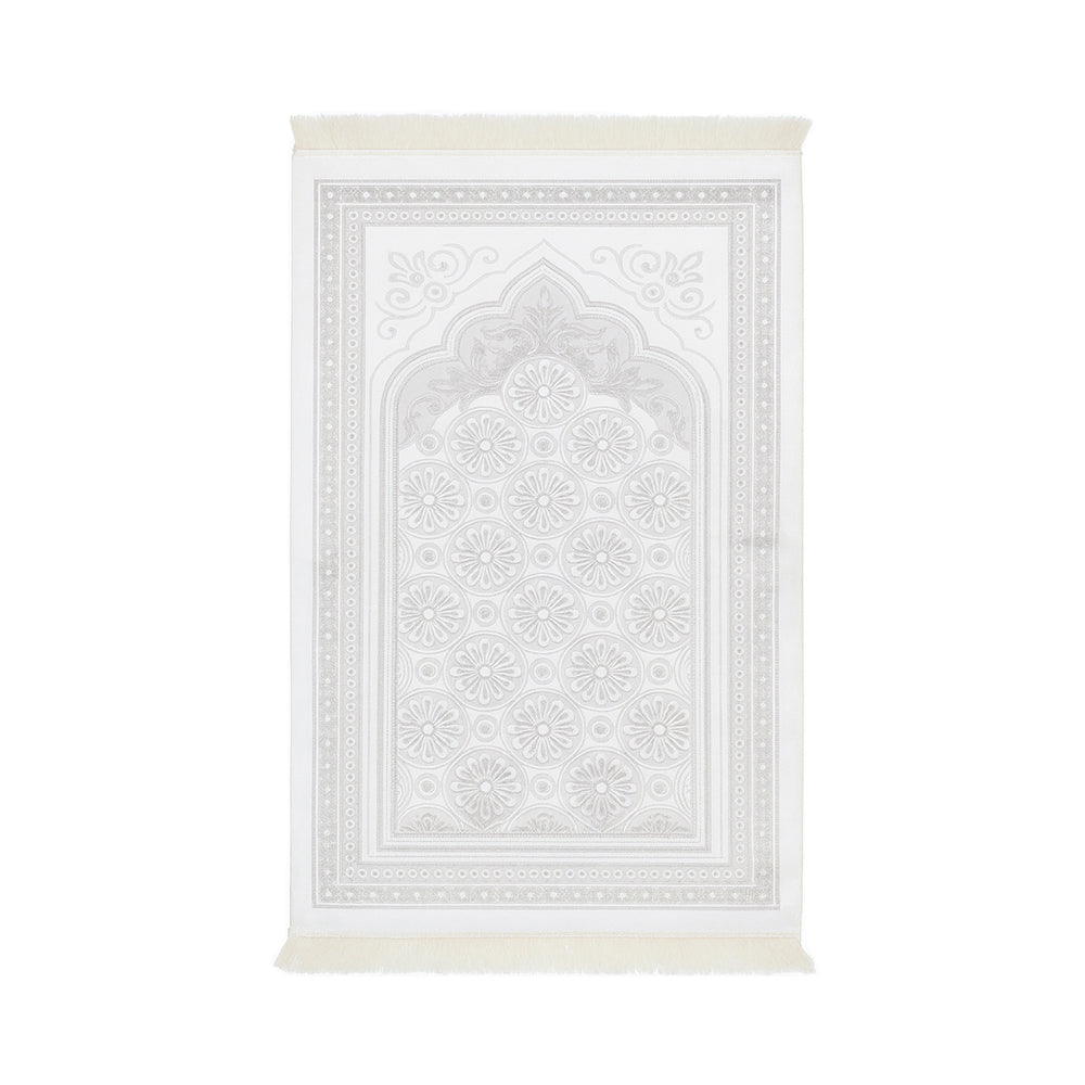 Velvet Glitter Cream Prayer Mat AMTY-7056
