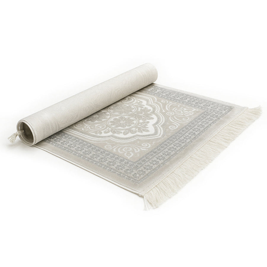 Velvet Glitter Cream Prayer Mat AMTY-7056