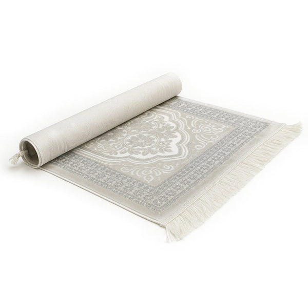 Velvet Glitter Cream Prayer Mat AMTY-7056
