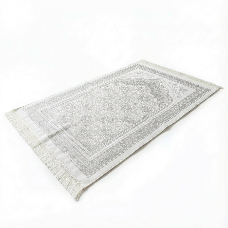 Velvet Glitter Cream Prayer Mat AMTY-7056