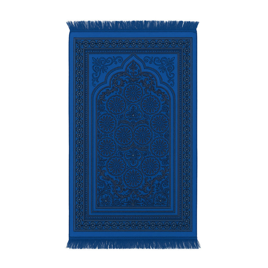 Velvet Glitter Navy Prayer Mat AMTY-7056