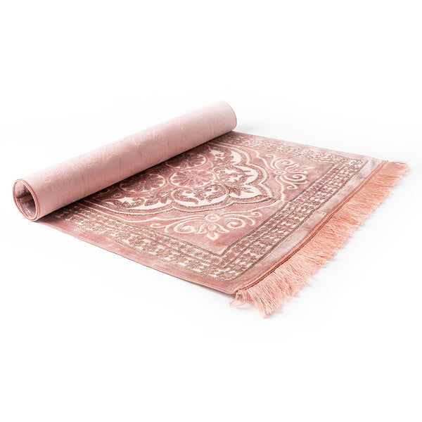 Velvet Glitter Pink Prayer Mat AMTY-7056