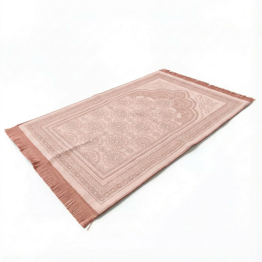 Velvet Glitter Pink Prayer Mat AMTY-7056