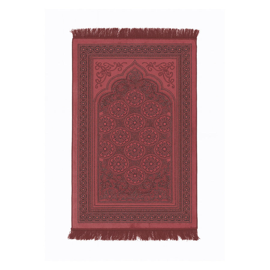 Velvet Glitter Red Prayer Mat AMTY-7056