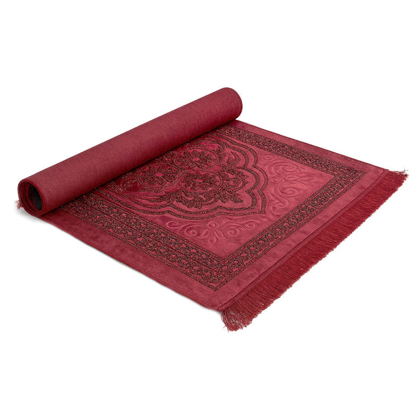 Velvet Glitter Red Prayer Mat AMTY-7056