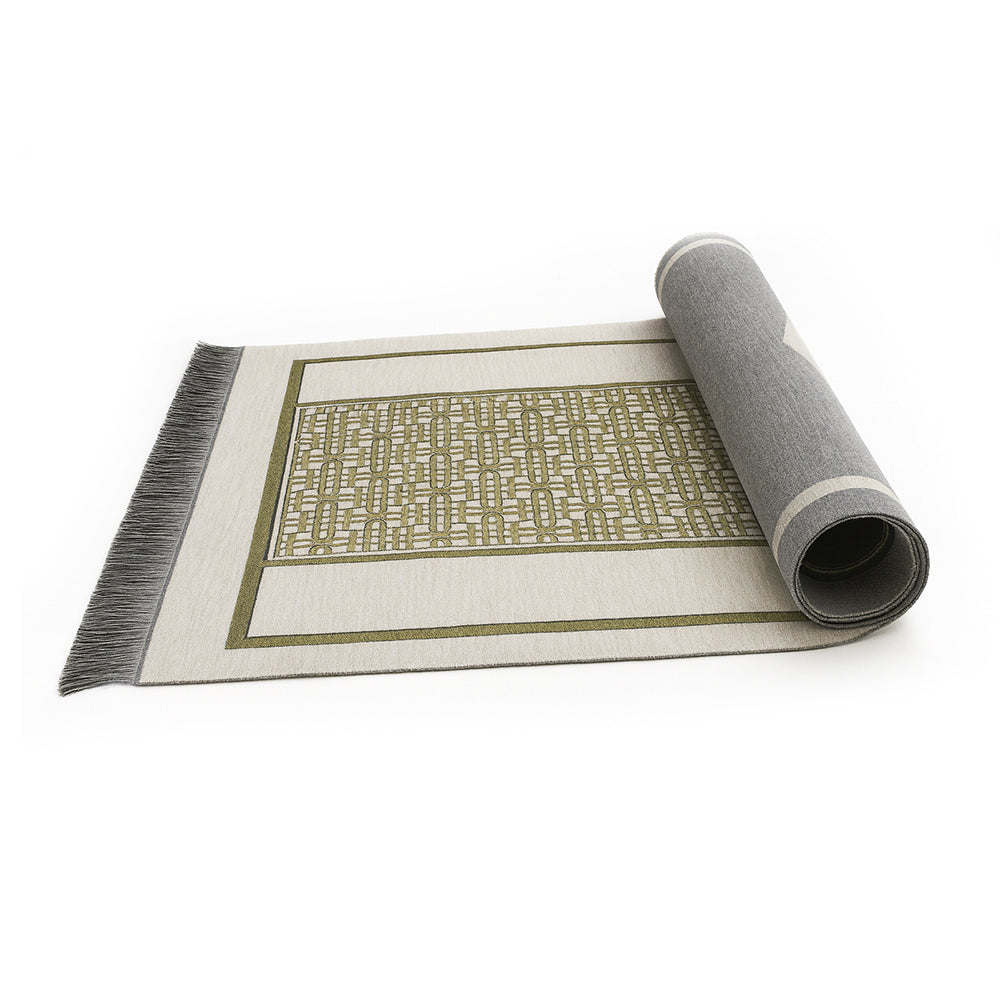 Mehraab Chenille Prayer Mat Cream AMTY 7065